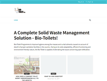 Tablet Screenshot of bio-toilet.org